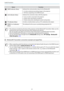 Page 52Useful Functions
51
Name Function
lWiHD indicator (blue)Indicates the communication status for the WirelessHD.
•Lit when wirelessly transmitting images to the projector.
•Off when outputting to the HDMI Out port.
mLink indicator (blue)Indicates the connection status with the projector.
•Turns on when connected to the projector.
•Flashes when searching for a projector.
•Flashes slowly when standing by in power saving status.
nTV indicator (blue)Lit when a monitor device such as a TV is selected as the...