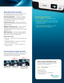 Page 3Additional Features/Benefits
• PC-free slideshows — via a USB thumb drive
•  The ultimate in portability — compact, lightweight 
design; take it to the next conference room or even 
to the client’s location
•  Filters to protect your investment — with easy 
side access for hassle-free maintenance
For more information on Epson’s environmental   
programs, go to eco.epson.com
Eco Features
•  RoHS compliant
•  Recyclable product 6
•   Epson America, Inc. is a SmartWay SM 
Transport Partner 7
SVGA (800 x...