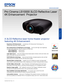 Page 1Specification Sheet | Page 1 of 2
Pro Cinema LS10000 3LCD Reflective Laser 
4K Enhancement  Projector
A 3LCD Reflective laser home theater projector 
featuring 4K Enhancement.
Experience 4K Enhancement — revolutionary 4K Enhancement Technology1 for 
unbelievable sharpness, clarity and detail
One measurement of brightness is not enough — look for both high color brightness 
and high white brightness. The Pro Cinema LS10000 has: 
 Color Brightness — 1500 lumens2 
 White Brightness — 1500 lumens2 
Laser...