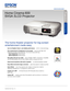 Page 1Specification Sheet | Page 1 of 2
Home Cinema 600 
SVGA 3LCD Projector 
The home theater projector for big-screen 
entertainment made easy.
Up to 3x Brighter Colors1, and reliable performance — 3LCD, 3-chip technology
One measurement of brightness is not enough — look for both high color 
brightness and high white brightness. The Home Cinema 600 has: 
  Color Brightness: 3000 lumens
2 
  White Brightness: 3000 lumens2
HD quality with just one cable — easy, all-digital, HDMI TM connectivity, compatible...