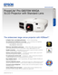 Page 1SPECIFICATION SHEET
Specification Sheet | Page 1 of 2
Projectors
Large Venue
3x Brighter Colors1, and reliable performance — 3LCD, 3-chip technology
One measurement of brightness is not enough — look for both high color brightness 
and high white brightness. The PowerLite Pro G6070W has: 
  Color Brightness: 5500 lumens2 
 White Brightness: 5500 lumens2
Widescreen, high-definition performance — WXGA (1280 x 800) resolution supports 
native widescreen performance for presentations, videos, digital signage...