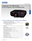 Page 1SPECIFICATION SHEET
Specification Sheet | Page 1 of 2
Projectors
Large Venue
3x Brighter Colors1, and reliable performance — 3LCD, 3-chip technology
One measurement of brightness is not enough — look for both high color brightness 
and high white brightness. The PowerLite Pro G6870 has: 
  Color Brightness: 7000 lumens2 
 White Brightness: 7000 lumens2
Brilliant images — XGA (1024 x 768) resolution for presentations, videos, digital signage 
and more
Versatile connectivity — easily integrate with any...