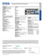 Page 2BUILT TO PERFORM™
Projecto rs
Networked Classroom
PowerLite® 965H XGA 3LCD Projector
Specification Sheet | Page 2 of 2 
Interfaces 
USB-A x 1USB-B x 1
LAN x 1
HDMI x 1
HDMI/MHL
® x 1
Computer/Component x 2
Video x 1
S-video x 1
RS-232c x 1
Mic: Stereo Mini-jack
Monitor Out x 1
Audio 1 & 2
Audio L & R
Audio Out x 1
Wireless LAN port: 802.11 b/g/n (optional – module sold separately) 
Specifications and terms are subject to change without notice. EPSON, EasyMP and PowerLite are registered trademarks, 
EPSON...