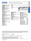 Page 2Projectors
Home Theater
Home Cinema 740HD 720p 3LCD Projector
Specification Sheet | Page 2 of 2
Epson America, Inc. 
3840 Kilroy Airport Way, Long Beach, CA 90806Epson Canada Limited 
185 Renfrew Drive, Markham, Ontario L3R 6G3
www.epson.com 
www.epson.ca
Specifications
Projection System Epson 3LCD, 3-chip technologyProjection Method Front / Rear / Ceiling mountProduct Color WhiteDriving Method Epson Poly-silicon TFT Active MatrixProjected Output 720pPixel Number 1,024,000 (1280 x 800) x 3Color...