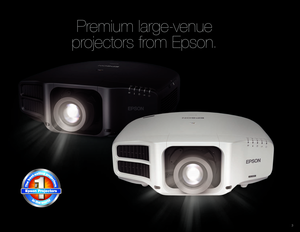 Page 3Premium large-venue 
projectors from Epson.
3               