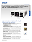 Page 1Pro je c to rs
Large Venue
SPECIFICATION SHEET
Speci cation Sheet | Page 1 of 2
Pro L1100UNL Laser WUXGA 3LCD Projector 
with 4K Enhancement without Lens
Large-venue laser projector with virtually 
maintenance-free operation. 
One measurement of brightness is not enough— look for both high color 
brightness and high white brightness. The Pro L1100UNL has:
  Color Brightness: 6,000 lumens
1
 White Brightness: 6,000 lumens1
Exceptional Full HD widescreen display — native WUXGA (1920 x 1200) with 
4K...