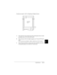 Page 155C
Specifications      C-13
R4C4590
Rev. C
A5 size SPEC.FM
10/30/00 Pass 1
R
Proof Sign-off:
Takahashi, Kono _______
Takahashi _______
Hoadley _______
Continuous paper with overlapping multipart forms:
A The minimum top margin from the perforation down to the 
printable area is 21.2 mm (0.83 inch).
B The minimum left and right margins are 19 mm (0.75 inch) 
each.
The maximum printable width is 266.8 mm (10.5 inches).
C The minimum bottom margin from the printable area down 
to the perforation is 4.2 mm...