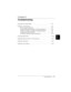 Page 975
Troubleshooting      5-1
R4C4590
Rev. C
A5 size TRBLE.FM
10/30/00 Pass 1
R
Proof Sign-off:
Takahashi, Kono _______
Takahashi _______
Hoadley _______
Chapter 5
Troubleshooting
Using the Error Indicators  . . . . . . . . . . . . . . . . . . . . . . . . . . . . . . . . 5-2
Problems and Solutions  . . . . . . . . . . . . . . . . . . . . . . . . . . . . . . . . . . 5-4
Power supply problems. . . . . . . . . . . . . . . . . . . . . . . . . . . . . . 5-5
Single-sheet paper loading or feeding problems . . . ....