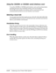 Page 180A-18      Enhancing Your Printer With Options
Using the C82305] or C82306] serial interface card
To use the C82305
] or C82306
] serial interface card, see the sections below 
regarding the baud rate, handshake timing, and error handling. 
For all other data transfer conventions, such as word structure and 
communications protocol, see your interface card manual.
Selecting a baud rate
You can select from the following baud rates: 300, 600, 1200, 2400, 4800, 9600, 
and 19200 bps (bits per second). To set...