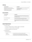 Page 18PPD Files
Operating System Use/Benefit
Macintosh OS X (10.3.9/10.4/10.5/10.6)
Macintosh OS X Server (10.3.9/10.4/10.5/10.6)These files are required in order to use the printer driver for
each operating system. 
For details of the Linux printer drivers, refer to the
Reference Guide. RedHat Enterprise Linux 5 Desktop 
SUSE Linux Enterprise Desktop 10
Documentation
Documentation Use/Benefit
Setup Guide This manual provides details on the initial operations that must be
performed in order to use this...