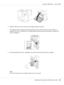 Page 883. Pull the front lever of the color toner cartridge indicated to the left.
The replacement procedure for the photoconductor unit is the same for all colors (yellow: Y,
magenta: M, cyan: C, and black: K). The following instructions show the procedure to replace the
toner cartridge (K).
YMCK
4. Grab the handle of the toner cartridge to be removed, and then pull out the cartridge.
Note:
Do not tilt removed toner cartridge, otherwise toner may spill.
AcuLaser C3900 Series     User’s Guide
Replacing...