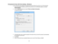 Page 15

Changing
thePower OffTimer Setting -Windows
 You
canusetheprinter software tochange thetime period before theprinter turnsoffautomatically.
 1.
Access theWindows Desktop,right-click theproduct iconinthe Windows taskbar,andselect
 Printer
Settings .
 2.
Click theMaintenance taband select Printer andOption Information .
 You
seethiswindow:
 3.
Inthe drop-down menu,selectthelength oftime after which youwant theproduct toautomatically
 turn
offwhen itis not inuse.
 4.
Click Send .
 5.
When youseethetime...