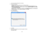 Page 127

1.
Load afew sheets ofplain paper inthe product.
 2.
Doone ofthe following:
 •
Windows: Right-clicktheproduct iconinthe Windows taskbar.
 •
Mac OSX10.6/10.7/10.8 :In the Apple menuorthe Dock, select System Preferences .Select
 Print
&Fax orPrint &Scan ,select yourproduct, andselect Options &Supplies .Select Utility
 and
select OpenPrinter Utility.
 •
Mac OSX10.5 :In the Apple menuorthe Dock, select System Preferences .Select Print&Fax ,
 select
yourproduct, andselect OpenPrintQueue .Select Utility....