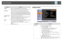 Page 82Submenu Function
AspectYou can set the 
aspect
 ratio
g for projected images.
s "Changing the Aspect Ratio of the Projected Image" p.45
Overscan(This cannot be set when a digital RGB signal is input.)
Changes the output image ratio (the range of the projected
image). You can set the cropping range to Off, 4%, or 8%. When
the source is HDMI, Auto is available. When Auto is selected, it
automatically changes to Off or 8% according to the input signal.
Image Process‐
ingChanges settings for image...