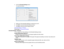 Page 86

4.
Click theExtended Settingsbutton.
 You
seethiswindow:
 5.
Select anyofthe extended settingstocustomize yourprint.
 6.
Click OKtoclose theExtended Settingswindow.
 7.
Click OKtoclose theprinter software window.
 Extended
Settings-Windows
 Parent
topic:Printing withWindows
 Extended
Settings-Windows
 You
canselect fromthese settings onthe Extended Settingswindow.
 Enable
EPSON StatusMonitor 3
 Enables
productmonitoring forink and paper supplies andother issues.
 Check
PaperWidthBefore Printing...