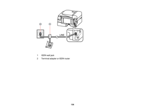 Page 136

1
 ISDN
walljack
 2
 Terminal
adapterorISDN router
 136  