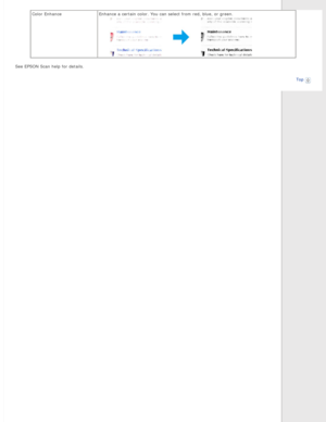 Page 48
Color EnhanceEnhance a certain color. You can select from red, blue, or green.
See EPSON Scan help for details.
Top
  
