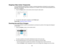 Page 69

Stopping
VideoAction Temporarily
 You
cantemporarily stoptheaction inavideo orcomputer presentation andkeep thecurrent imageon
 the
screen. Anysound orvideo action continues torun, however, soyou cannot resume projection atthe
 point
thatyoustopped it.
 1.
Press theFreeze buttononthe remote controltostop thevideo action.
 2.
Torestart thevideo action inprogress, pressFreeze again.
 Parent
topic:Adjusting ProjectorFeatures
 Zooming
IntoandOutofImages
 You
candraw attention toparts ofapresentation...