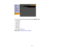 Page 91

You
cannot resetthefollowing settingsusingtheReset Alloption:
 •
Input Signal
 •
Users Logo
 •
Language
 •
Lamp Hours
 •
Password
 •
User Button
 •
Zoom (PowerLite S12+)
 Parent
topic:Adjusting theMenu Settings
 91 