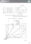 Page 119
Appearance
Center of lens
* Distance from center of lens to suspension bracket fixing point
Units: mm
Center of lens 450131148.3
4.5
12.3
134.7
5-M4×9389.7 150 136
160 4575 300
5672
* 