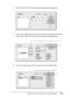 Page 101Using the Printer Software with Macintosh101
4
4
4
4
4
4
4
4
4
4
4
4
3. Click Add Text on the Custom Watermark dialog box.
4. Type the watermark text in the Text box, select the Font and 
Style, then click OK on the Text Watermark dialog box.
5. Type the file name in the Name box, then click Save.
1
2
1
2
 