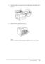 Page 185Troubleshooting185
8
8
8
8
8
8
8
8
8
8
8
8
5. Pull down the two green levers on the fuser unit, then close 
cover C.
6. Close cover F, and close cover E.
Note:
When the optional Duplex Unit is installed, close cover D last.
 