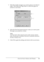 Page 51Using the Printer Software with Windows51
3
3
3
3
3
3
3
3
3
3
3
3
3. Select the number of pages you want to print on one sheet of 
paper. Then Select the Page Order in which the pages are 
printed on each sheet.
4. Select the Print the Frame check box when you want to print 
the pages surrounded by a frame.
Note:
The Page Order choices depend on the number of pages selected 
above, and the paper orientation (Portrait or Landscape) selected on 
the Basic Settings menu.
5. Click OK to apply the settings...