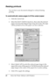 Page 4848Using the Printer Software with Windows
Resizing printouts
You can have your document enlarged or reduced during 
printing.
To automatically resize pages to fit the output paper
1. Click the Layout tab.
2. Select the Zoom Options check box, then select the desired 
paper size from the Output Paper drop-down list. The page 
will be printed to fit on the paper you have selected.
3. Select Upper Left (to print the reduced page image in the 
upper left corner of the paper) or Center (to print the reduced...