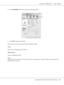 Page 51AcuLaser C2800 Series Users Guide
Using the Printer Software with Windows51
2. Click Automatic, then choose desired printing quality.
3. Click OK to apply the settings.
The printer driver provides the following quality modes.
Color
Draft, Text, Text&Image, Web, Photo
Monochrome
Draft, Text&Image, Photo
Note:
If printing is unsuccessful or a memory-related error message appears, selecting a different print quality may 
allow printing to proceed.
 