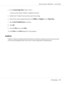 Page 974. In the Custom Page Sizes window, click +.
A newly created setting “Untitled” is displayed in the list.
5. Double-click “Untitled” and enter the name for the setting.
6. Enter the size of the original document in the Width and Height boxes of Paper Size.
7. Specify Non-Printable Area if necessary.
8. Click OK.
9. From the File menu, select Print.
10. Click Print in the Print dialog box to start printing.
Auditron
Auditron contains an authentication f u n c t i o n  t h a t  c a n  s e t  l i m i t s  o...