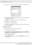 Page 66Using the Printer Software with Windows66
EPSON AcuLaser C3800 Users Guide
7. Type the form name in the Form Name box and its description in the Description box.
8. Select To Front or To Back to specify whether the overlay will be printed as foreground 
or background of the document.
9. Click Register to apply the settings and return to Form settings dialog box.
10. Click OK in the Form Settings dialog box.
11. Click OK in the Overlay Settings dialog box.
12. Print the file saved as overlay data. It is...