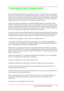 Page 1
Copyrights and Trademarks1
Copyrights and Trademarks
No part of this publication may be reproduced, stored in a retrieval system, or transmitted 
in any form or by any means, mechanical, photocopying, recording, or otherwise, without 
the prior written permission of Seiko Epson Corporation. No patent liability is assumed with 
respect to the use of the information contained herein. Neither is any liability assumed for 
damages resulting from the use of the information contained herein.
Neither Seiko...