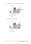 Page 291
Installing Options291
8
8
8
8
8
8
8
8
8
8
8
8
3. Loosen the three screws on the back of the printer.
4. Pull out the circuit board tray.
 