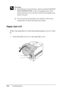 Page 356
356Troubleshooting
w
Warning:
❏Be careful not to touch th e fuser, which is marked CAUTION 
HIGH TEMPERATURE , or the surrounding areas. If the 
printer has been in use, the fuser and the surrounding areas 
may be very hot.
❏ Do not insert your hand deep into the fuser unit as some 
components are sharp and may cause injury.
Paper Jam A B
New  :title
 i
s a
ccord
 as
 panel
 message
 (STM3 message)Follow the steps below to clear the jammed paper at cover A and 
B.
1. Press the latch on cover A and open...