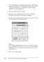 Page 86
86Using the Printer Software with Windows
2. From the application, access the printer driver. Open the File 
menu, choose  Print or Print Setup , then click Printer, Setup , 
Options , Properties , or a combination of these buttons, 
depending on your application.
3. Click the  Advanced Layout  tab.
4. Select the  Form Overlay  check box, and click  Overlay 
Settings  to open the Overlay Settings dialog box.
5. Choose the form from the Form drop-down list, then click  OK 
to return the  Advanced Layout...