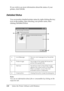 Page 110
110Using the Printer Software with Windows
If you wish to see more information about the status of your 
printer, click 
Details.
Detailed Status
You can monitor detailed printer status by right-clicking the tray 
icon on the taskbar, then selecting your printer name, then 
clicking  Detailed Status .
Note:
You can see information about jobs or consumables by clicking on the 
respective tab.
a. Icon/Message: The icon and message show the printer  status.
b. Printer image: The image at the upper left...