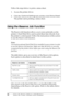 Page 96
96Using the Printer Software with Windows
Follow the steps below to print a status sheet.
1. Access the printer driver.
2. Click the 
Optional Settings  tab and then click Status Sheet. 
The printer starts printing a status sheet.
Using the Reserve Job Function
Ne w  :Using HDD i
s a
vailable.The Reserve Job function allows you to store print jobs on the 
printer’s Hard Disk Drive and to print them later directly from 
the printer’s control panel. Follow the instructions in this section 
to use the...