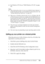 Page 169Setting Up Your Printer on a Network169
5
5
5
5
5
5
5
5
5
5
5
5
❏For Windows NT 4.0, see “With Windows NT 4.0” on page 
183.
Note:
❏When sharing the printer, be sure to set EPSON Status Monitor 3 
so that the shared printer can be monitored on the print server. See 
“Setting Monitoring Preferences” on page 101.
❏When you are Windows shared printer user in a Windows Me, 98, 
or 95 environment, on the server, double-click the Network icon in 
Control panel and make sure that the “File and printer sharing...