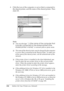 Page 184184Setting Up Your Printer on a Network 4. Click the icon of the computer or server that is connected to 
the shared printer, and the name of the shared printer. Then 
click OK.
Note:
❏You can also type “\\(the name of the computer that 
is locally connected to the shared printer)\(the 
shared printer’s name)” in network path or queue name.
❏The name of the shared printer may be changed by the computer 
or server that is connected to the shared printer. To make sure 
of the name of the shared printer,...