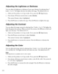 Page 3838Copying
Adjusting the Lightness or Darkness
You can adjust the lightness or darkness of your copy (density) by selecting from 7 
levels (–3 to 3). The higher the level, the darker the image. The default level is 0. 
1. Make sure the product is in Copy mode. If not, press the 
Copy button.
2. Press the 
u or d button several times to select Density.
The current Density value is highlighted. 
3. Press the 
r button to darken the copy. Press the l button to lighten the copy. 
Adjusting the Contrast
You...