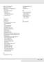 Page 401Index     401
     
Speed Dial Settings, 253
Start button, 178, 179
Status and error messages, 258
Status sheet
how to print, 254, 356
Symbol sets
introduction, 390
LJ4 emulation mode, 390
PCL6 mode, 392
T
Target Size
selecting, 155
TCP/IP, 185
Thick paper and extra thick paper
printer settings, 46
Toner
how to replace, 278
specifications, 366
Transmission report, 222
Transmission Settings, 252
Transparencies
printer settings, 42
Transportation lock, 27
Transporting the printer (long distance), 293...