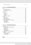 Page 15     15
     
Help for Users in Europe . . . . . . . . . . . . . . . . . . . . . . . . . . . . . . . . . . . . . . . . . . . . . . .  358
Appendix B  Technical Specifications
Paper . . . . . . . . . . . . . . . . . . . . . . . . . . . . . . . . . . . . . . . . . . . . . . . . . . . . . . . . . . . . . . . . . .  359
Available paper types. . . . . . . . . . . . . . . . . . . . . . . . . . . . . . . . . . . . . . . . . . . . . . . . . .  359
Paper that should not be used . . . . . . . . . . . . . . . . . ....