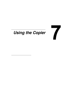 Page 1497Using the Copier
 