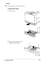 Page 119Loading Media 107 Tray 2
Only plain paper can be loaded in Tray 2.
Loading Plain Paper
1Pull out Tray 2.
2Press down the media pressure 
plate to lock it into place.
 