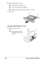 Page 236Clearing Media Misfeeds 224
6Load the media face up in Tray 2.
Make sure that the media is flat.
Do not load paper above the  mark. 
Slide the media guides against the edges of the media.
7Close Tray 2.
Clearing a Media Misfeed in Tray 3
1Open the right side cover of 
Tray 3.
Before opening the right 
side cover of Tray 3, fold 
up Tray 1.
 