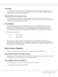 Page 161Customer Support161
Your Dealer
Don’t forget that your dealer can often help identify and resolve problems. The dealer should 
always be the first call for advise on problems; they can often solve problems quickly and easily as 
well as give advise on the next step to take.
Internet URL http://www.epson.com.au
Access the Epson Australia World Wide Web pages. Worth taking your modem here for the 
occasional surf! The site provides a download area for drivers, Epson contact points, new product 
information...