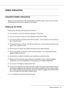 Page 9Safety Instructions9
Safety Instructions
Important Safety Instructions
Read all of the instructions in this section before using the printer. Also, be sure to follow 
all warnings and instructions marked on the printer.
Setting Up the Printer
Observe the following when setting up the printer:
❏Do not block or cover the vents and openings in the printer.
❏Use only the type of power source indicated on the printer’s label.
❏Use only the power cord that comes with the printer. Use of another cord may result...