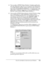 Page 115Uso del controlador de impresora para Windows115
3
3
3
3
3
3
3
3
3
3
3
3
❏Para acceder a EPSON Status Monitor 3 desde la aplicación 
que está utilizando, haga clic en el comando Print (Imprimir) 
o en Page Setup (Ajustar página) del menú File (Archivo), 
haga clic en Properties (Propiedades) y, a continuación, en la 
ficha Utility (Utilidad). Haga clic en el iconoEPSON Status 
Monitor 3 para iniciar EPSON Status Monitor 3.
❏Para acceder a EPSON Status Monitor 3 desde Windows, haga 
clic en Start...