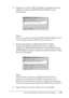 Page 132Uso del controlador de impresora para Windows132
3
3
3
3
3
3
3
3
3
3
3
3
6. Haga clic en la ficha Utility (Utilidad) y asegúrese de que la 
casilla de verificación EPSON Status Monitor 3 esté 
seleccionada.
Nota:
Seleccione la casilla de verificación EPSON Status Monitor 3 sólo 
cuando también desinstale EPSON Status Monitor 3.
7. Si desea desinstalar la utilidad Monitored Printers 
(Impresoras Monitorizadas), seleccione la casilla de 
verificación EPSON Status Monitor 3: Monitored Printers 
(EPSON...