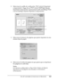 Page 142Uso del controlador de impresora en Macintosh142
4
4
4
4
4
4
4
4
4
4
4
4
2. Seleccione la casilla de verificación  Print Layout (Imprimir 
composición) y haga clic en Print Layout Settings (Ajustes 
Imprimir Composición). Aparecerá el cuadro de diálogo Print 
Layout Settings (Ajustes Imprimir Composición).
3. Seleccione el número de páginas que quiere imprimir en una 
misma hoja de papel.
\
4. Seleccione el orden de página en que quiere que se impriman 
las páginas en cada hoja.
Nota:
Las opciones...